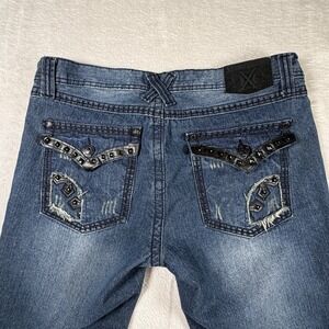 Xtreme Couture by Affliction Men's Distressed Straight Leg Jeans W34 L32
